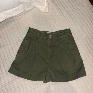 Madewell Dark Green Women's Bermudas